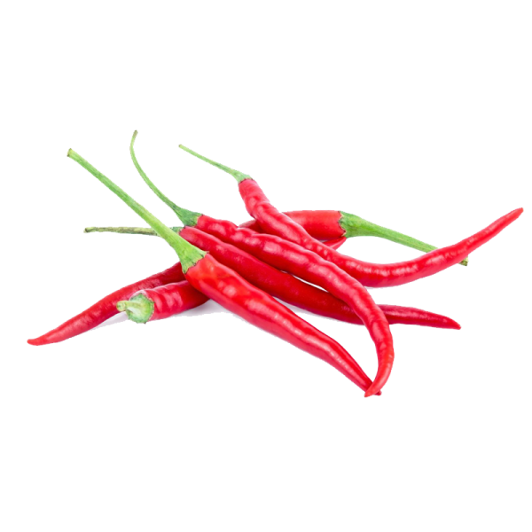 Hot pepper and Tatsoi stir-fry